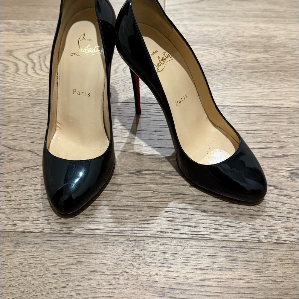 Christian Louboutin Black Patent Leather Heels